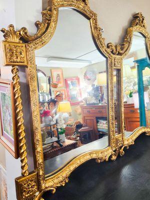 Large Hollywood Regency style mirror