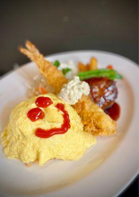 Best kid's meal in Sawtelle = LOVE (or that ketchup happy face) lol