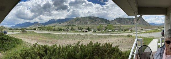 View from the front deck