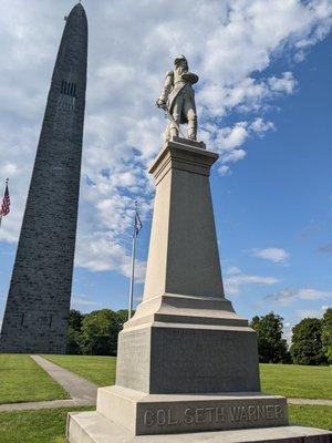 Bennington Battle Monument and Colonel Seth Warner