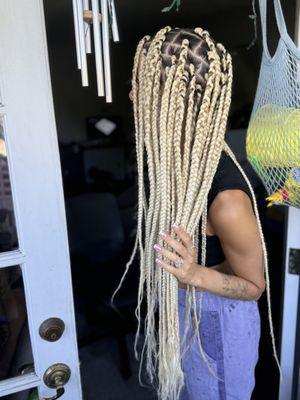 Knotted Box Braids