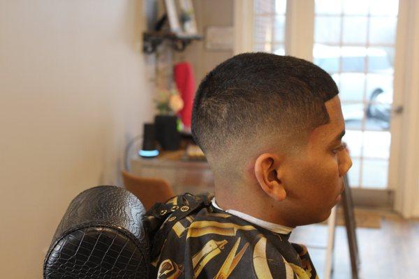 Low bald fade by Tyrone