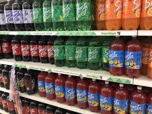 Every flavor of Shasta but grape....