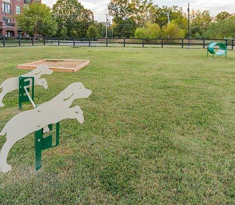 Dog park for our four-legged residents