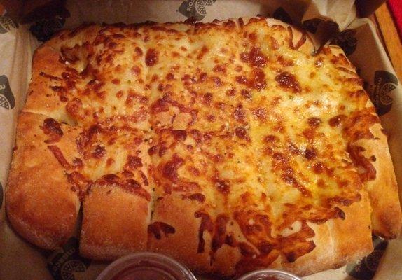 Cheesy Bread I picked up to take to a party.