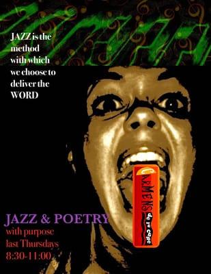 JAZZ & Poetry last THURSDAYS