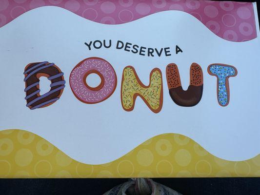 Why yes I do deserve a donut!!