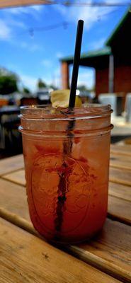 Perfect day to sit outside with a vodka Strawberry Lemonade