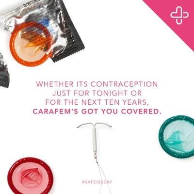 IUDs, Implants, Emergency Contraception, Birth Control Shot, Birth Control Pills, Condoms