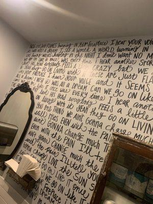 Bathroom walls