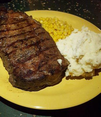 Thursday Night Steak Special: 20 oz Steak with Mashed Potatoes and Corn