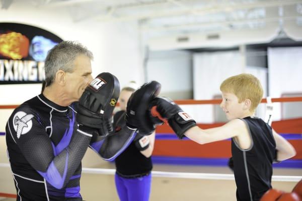 Boxing builds self esteem and confidence in kids!