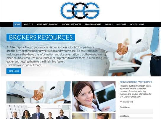 Brokers Website Design Portfolio Rancho Cucamonga, CA
http://websitesmakeover.com/?s=giacapitalgroup.com