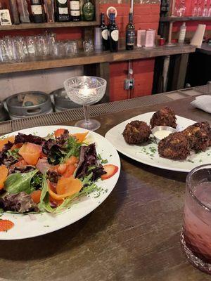 Smokin Salmon Sarod Salad and Rockin Broccoli Balls