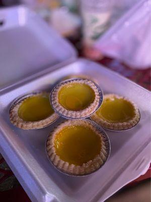 Egg tarts!