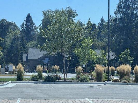 Front of MK Nature center and parking lot