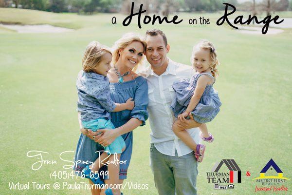 From golf range to open range, let's talk about your dream home! (405) 476-6599 or TriciaSpivey@ymail.com