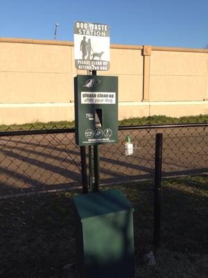 Potty station WITH hand sanitizer! :)