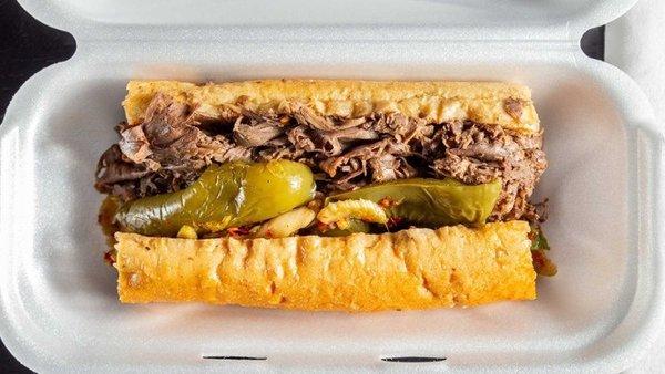 Annagio's takes lots of pride in our Italian Style Beef sandwiches. Served wet or dipped on traditional Turano French roll.