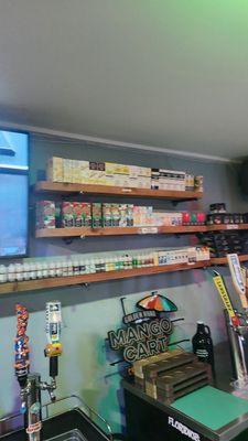 A wide variety of vape products and supplies