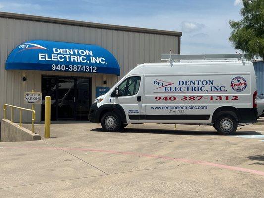 Denton County Electricians Van