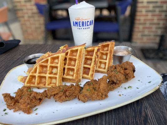 Chicken and Warrens Fine Fried Chicken & Waffles