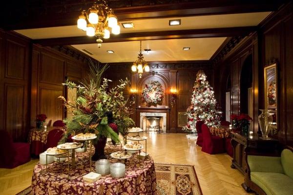 Board room during the holiday season. Great room for family pictures.