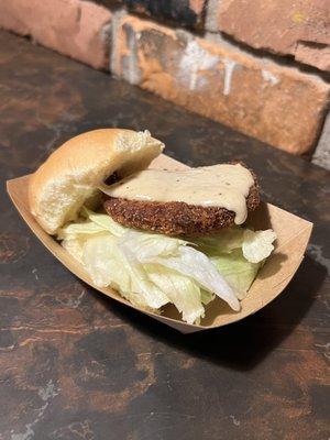 Fried Chicken Caesar Slider