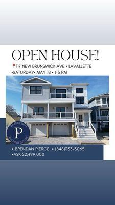 Open House in Lavallette, NJ