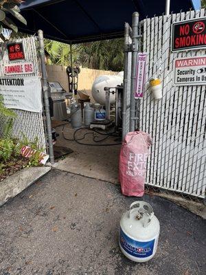 Propane Filling Station (drive up service)