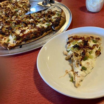 Bbq chicken pizza