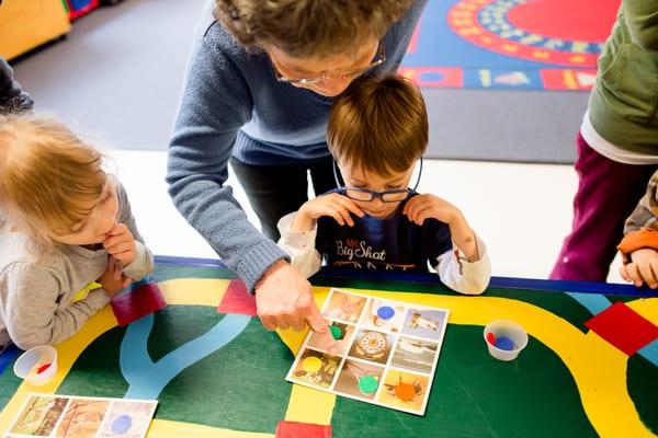 During Circle/Story time, children are introduced to concepts in literacy, art, science, math, music, and many more.