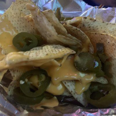 Ballpark nachos.