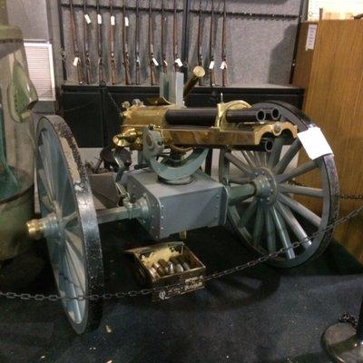 Had a bunch of unique offerings, like this 37mm Hotchkiss Cannon