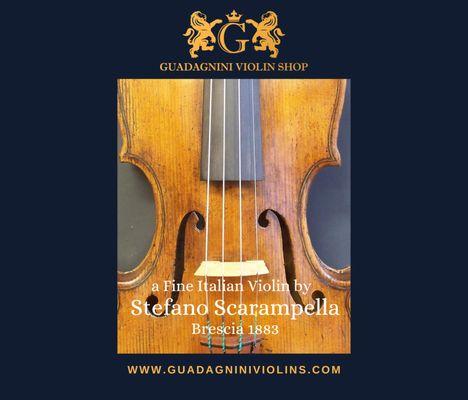 Featuring a fine Italian violin by Stefano Scarampella, Brescia, circa 1883.