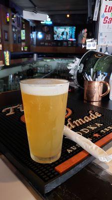 Breckenrodfe juicy drop Hazy IPA on draft