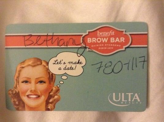 Benefit Cosmetics BrowBar