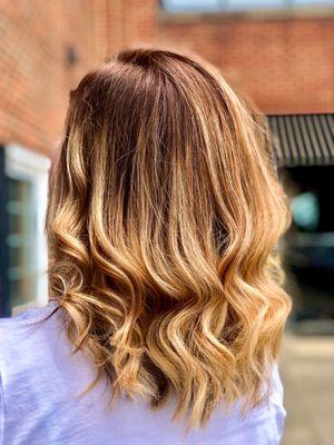 Blonde balayage by Brooke Bradsher