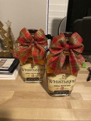 WhistlePig small batch 10 year rye.