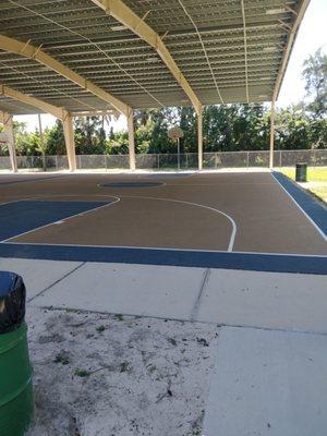 Covered basketball courts