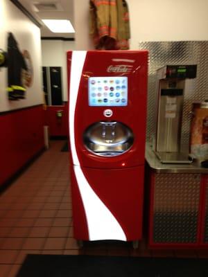 Coke Freestyle at Firehouse Subs.