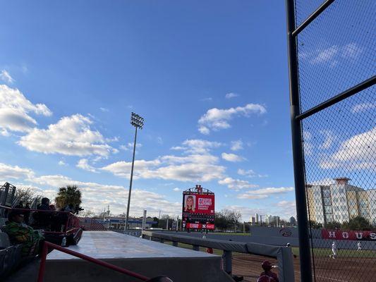 Beautiful day at the Cougar's Softball Stadium