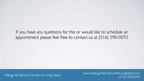 Allergy & Asthma Center of Long Island - Contact Us