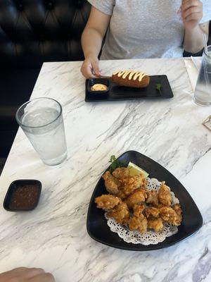 Mozza Corn Dog Chicken Karaage