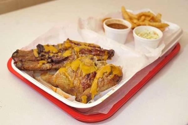 Jenkins Barbecue serves Chicken and Rib Snack Packs