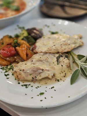 Scaloppine di pollo saltimbocca