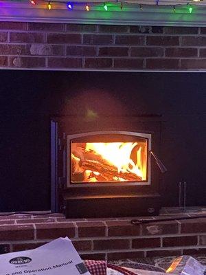 Osburn 2000 wood stove insert, also highly recommended!