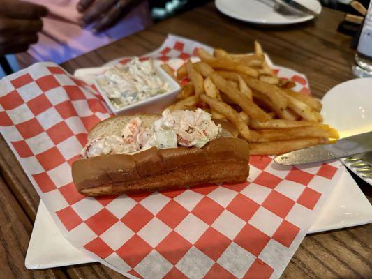 New England Lobster Roll (yuzu kosho slaw, old bay fries)