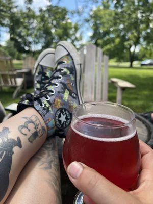 Raspberry sour