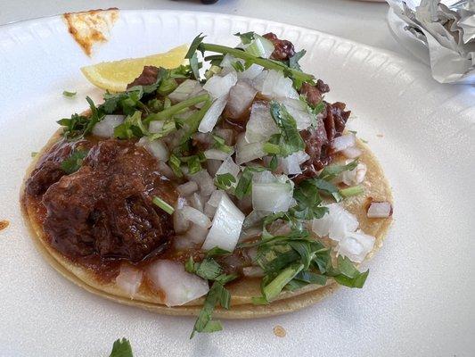 Taco De Barbacoa